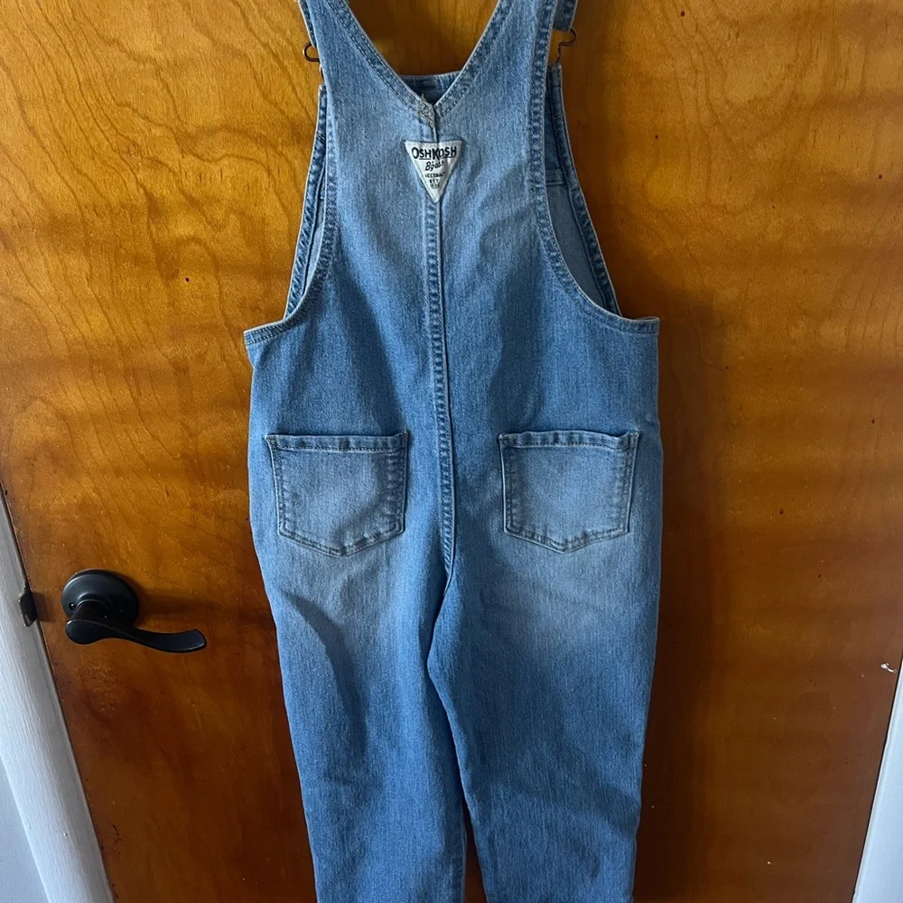 OshKosh B'gosh Light Blue Denim Overalls - Picture 2 of 2